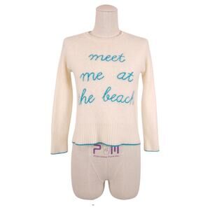 Golden Sun Cashmere Meet Me At The Beach Sweater XS/S